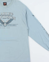 Vintage 2003 Harley Davidson Zion Utah Long Sleeve Crewneck T-Shirt - XL
