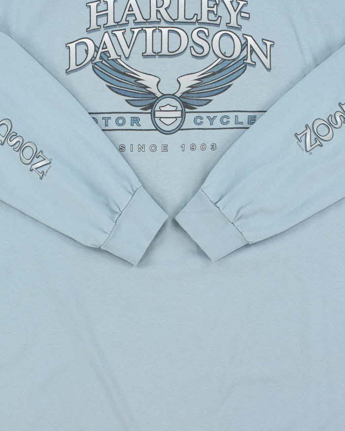 Vintage 2003 Harley Davidson Zion Utah Long Sleeve Crewneck T-Shirt - XL