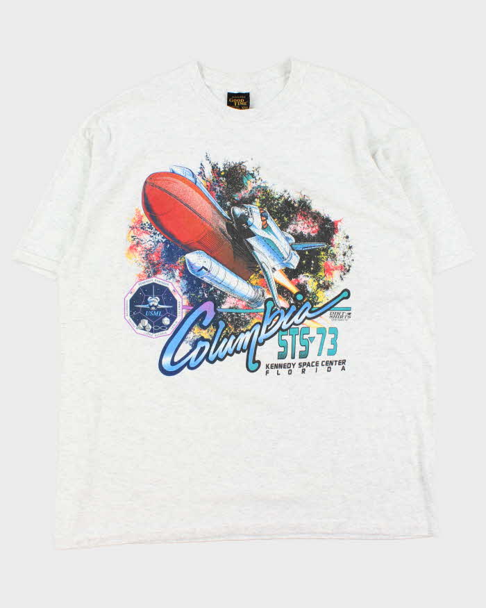 Vintage 1993 Good Time Dirt Shirts Made In USA Kennedy Space Center T-Shirt - XXL