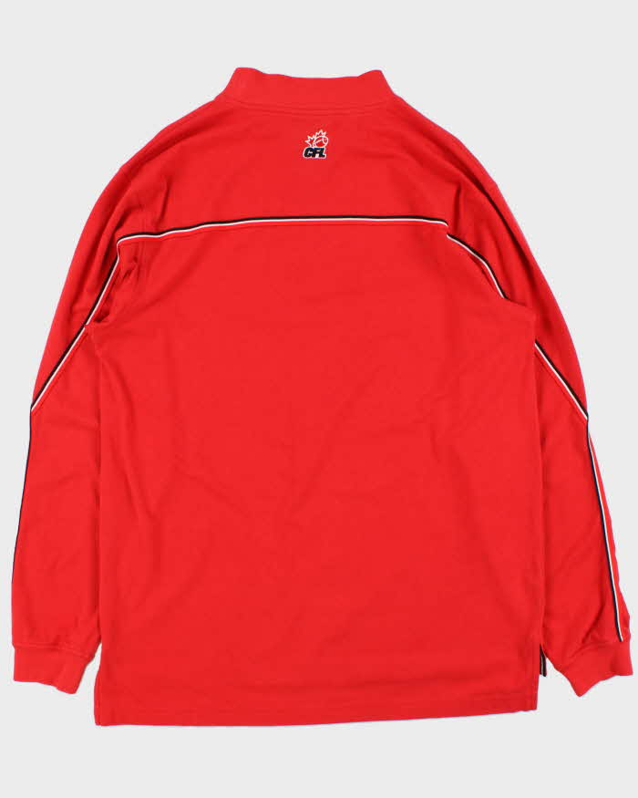 Vintage 00s Reebok CFL Calgary Stampeders Long Sleeve T-Shirt - M