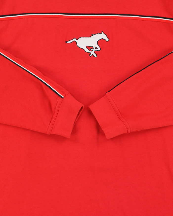 Vintage 00s Reebok CFL Calgary Stampeders Long Sleeve T-Shirt - M