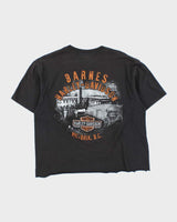 Vintage Harley Davidson Barnes Victoria Cropped Crewneck T-Shirt - L