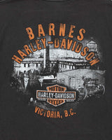 Vintage Harley Davidson Barnes Victoria Cropped Crewneck T-Shirt - L