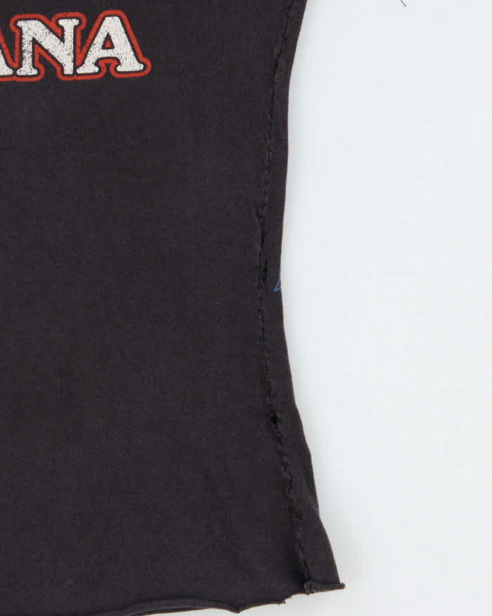 Vintage 1986 Harley Davidson FT. Wayne Customised Crewneck T-Shirt - XS