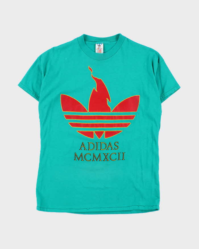 Vintage 1992 Adidas Originals Barcelona Olympics Crewneck T-Shirt - L