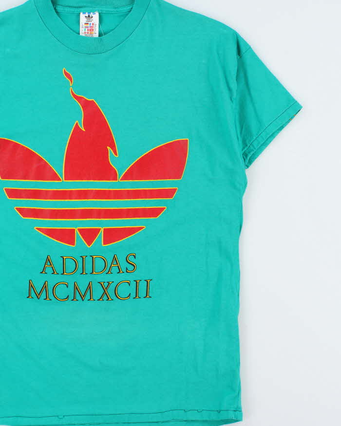 Vintage 1992 Adidas Originals Barcelona Olympics Crewneck T-Shirt - L