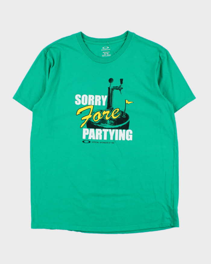 Vintage Oakley Golf Crewneck T-shirt - XL