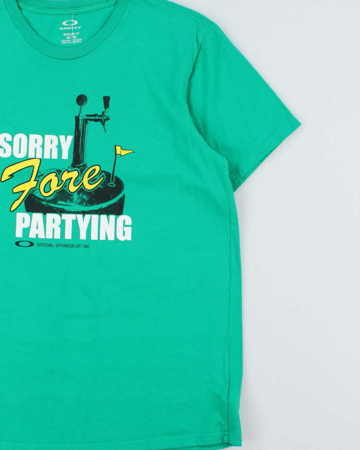 Vintage Oakley Golf Crewneck T-shirt - XL