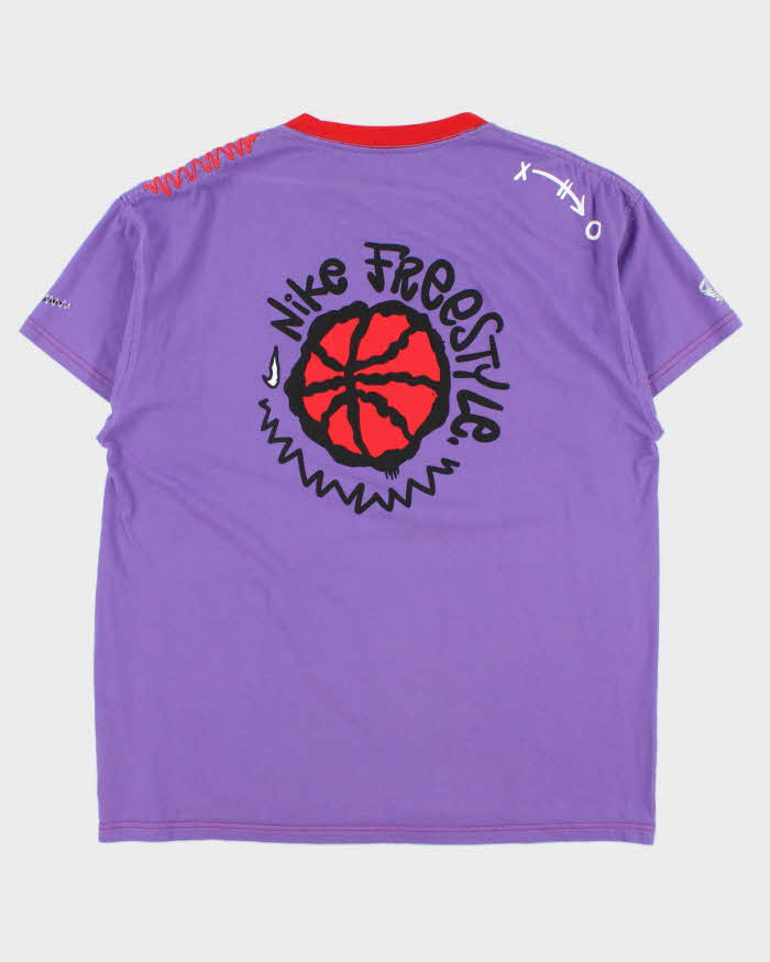 Vintage Nike Freestyle Embroidered Crewneck T-Shirt - XL