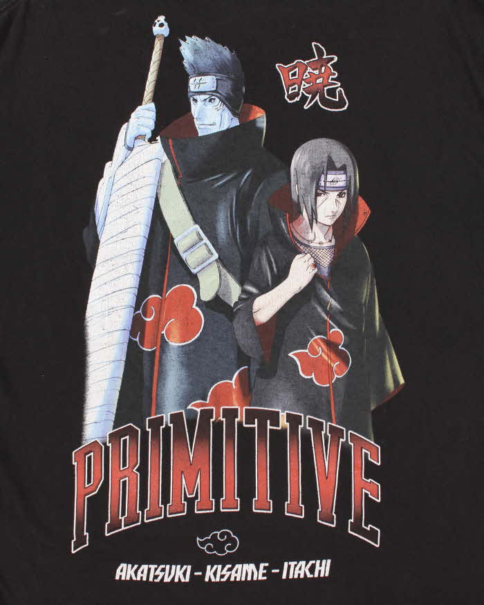 Vintage Y2K 2007 Primative x Naruto Akatsuki Crewneck T-Shirt - XL
