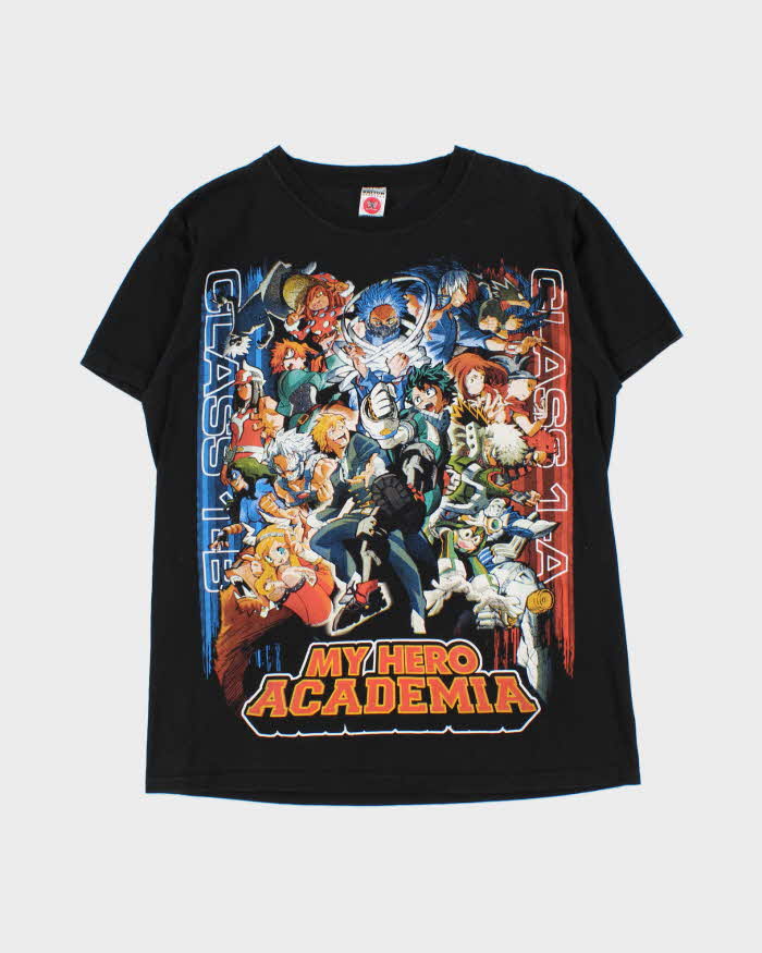Vintage My Hero Academia Graphic Crewneck T-Shirt - L
