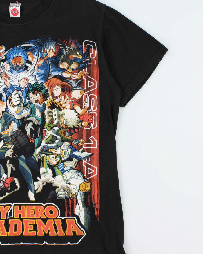 Vintage My Hero Academia Graphic Crewneck T-Shirt - L