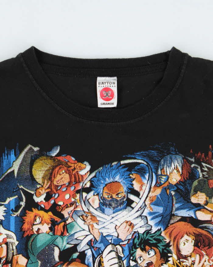 Vintage My Hero Academia Graphic Crewneck T-Shirt - L