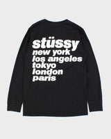Vintage Stussy Graphic Long Sleeve T-shirt - S