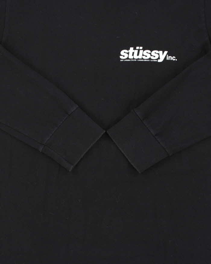 Vintage Stussy Graphic Long Sleeve T-shirt - S