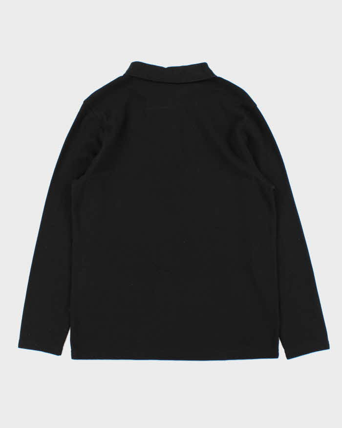 Vintage 00s Hugo Boss Long Sleeve Polo Shirt - L