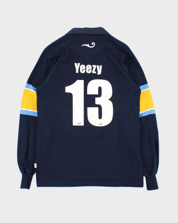 Vintage 00s Tsunami Long Sleeve Polo Shirt - M