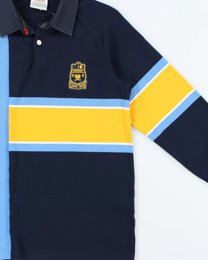 Vintage 00s Tsunami Long Sleeve Polo Shirt - M