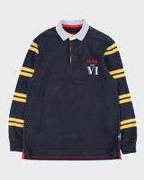 Vintage 00s Howick Long Sleeve Polo Shirt - L