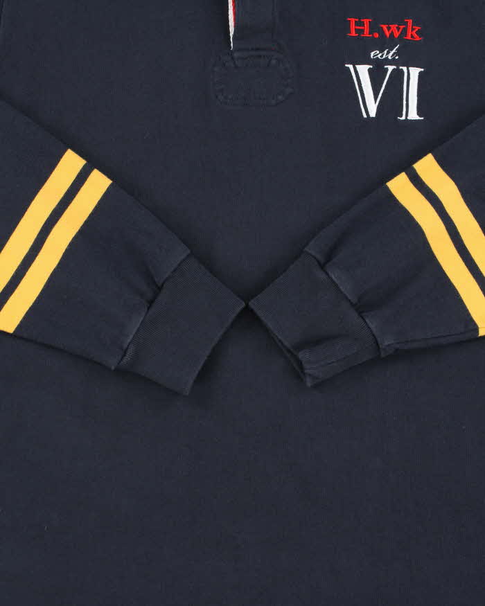 Vintage 00s Howick Long Sleeve Polo Shirt - L