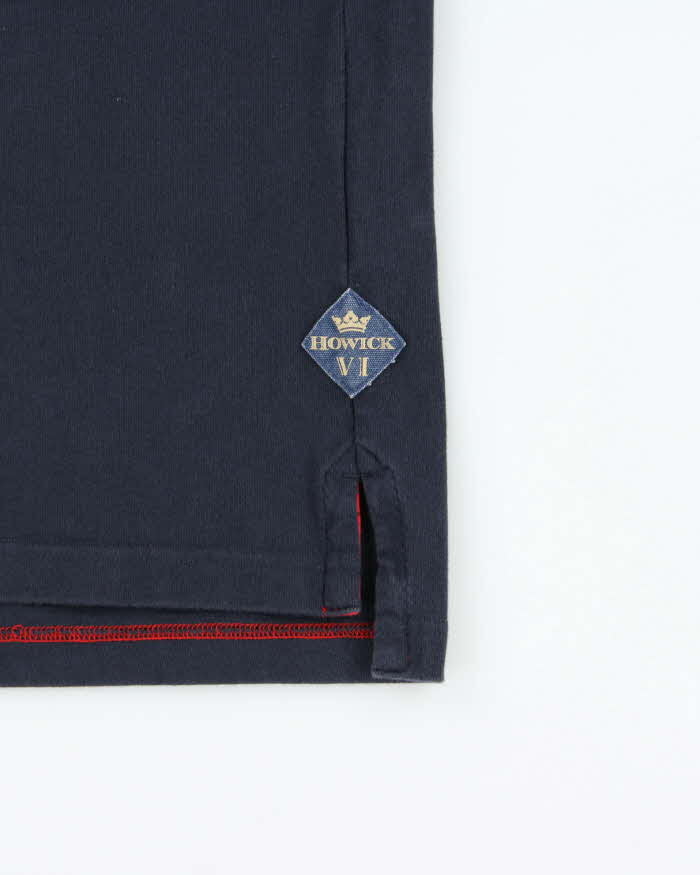 Vintage 00s Howick Long Sleeve Polo Shirt - L