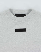 Essentials Fear Of God Marl Grey Oversized Long Sleeve T-Shirt - S
