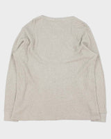 Vintage Polo Ralph Lauren Classic Fit Long Sleeve Waffle T-Shirt - XXL