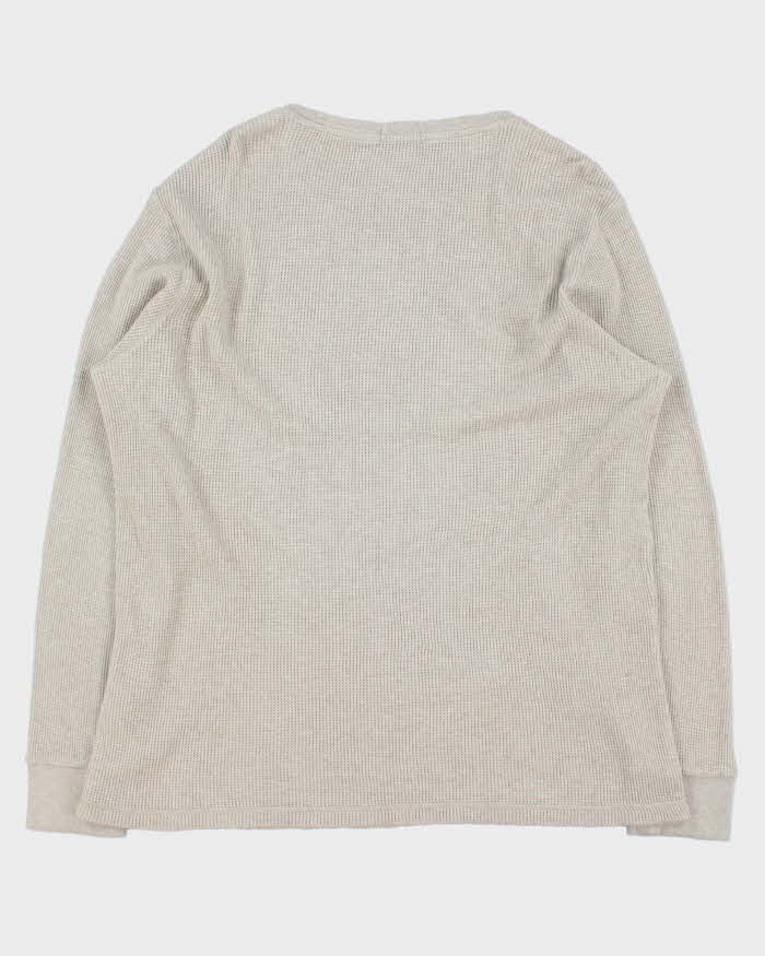 Vintage Polo Ralph Lauren Classic Fit Long Sleeve Waffle T-Shirt - XXL