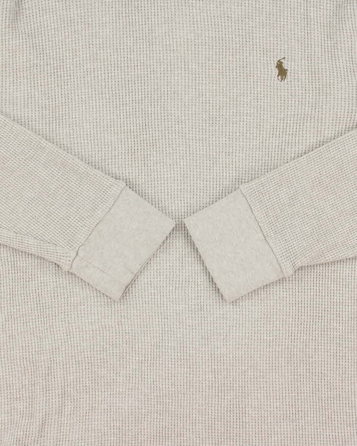 Vintage Polo Ralph Lauren Classic Fit Long Sleeve Waffle T-Shirt - XXL