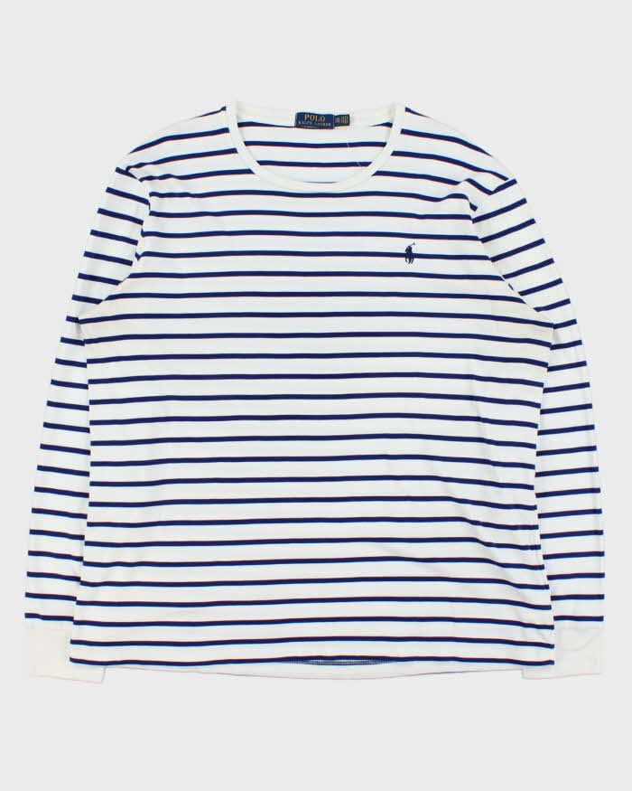 Vintage Polo Ralph Lauren Striped Long Sleeve T-Shirt - XXL