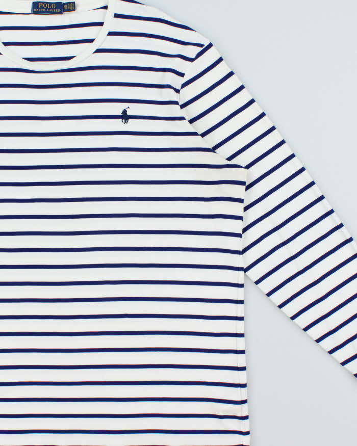 Vintage Polo Ralph Lauren Striped Long Sleeve T-Shirt - XXL