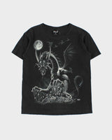 Vintage 1990s Wild Single Stitch Dragon Crewneck T-Shirt - M