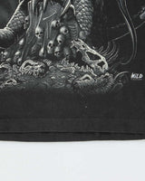 Vintage 1990s Wild Single Stitch Dragon Crewneck T-Shirt - M
