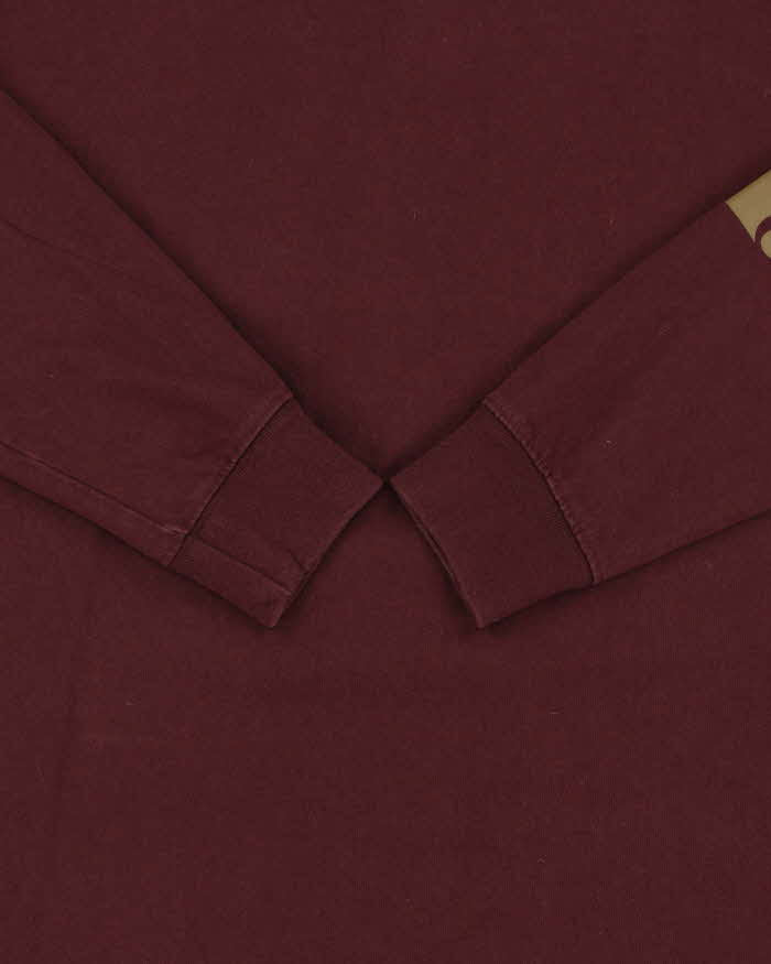 Vintage Carhartt Logo Loose Fit Long Sleeve Crewneck T-Shirt - S