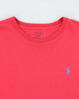 Vintage Polo Ralph Lauren Fuchsia Long Sleeve Crewneck T-Shirt - M