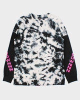 SS2020 Diesel Tie-Dye Meltdownn Long Sleeve Crewneck T-Shirt - S