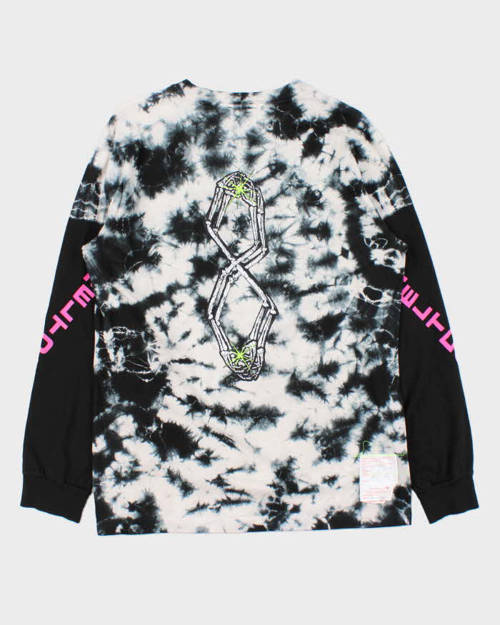 SS2020 Diesel Tie-Dye Meltdownn Long Sleeve Crewneck T-Shirt - S