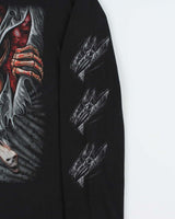 Vintage Y2K 00s The Roxx 'Power Plus' Skeleton Long Sleeve Crewneck T-Shirt - XXL