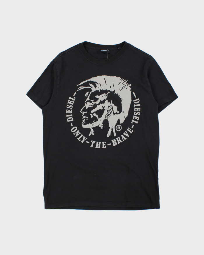 Vintage Diesel Only The Brave Patched Crewneck T-Shirt - M