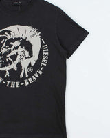 Vintage Diesel Only The Brave Patched Crewneck T-Shirt - M