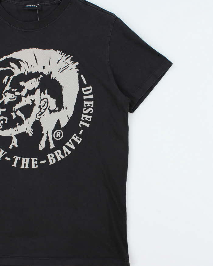 Vintage Diesel Only The Brave Patched Crewneck T-Shirt - M