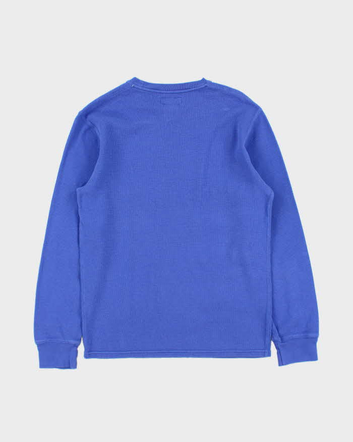 Vintage Polo Ralph Lauren Long Sleeve Crewneck Waffle T-Shirt - S