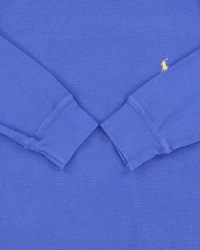 Vintage Polo Ralph Lauren Long Sleeve Crewneck Waffle T-Shirt - S