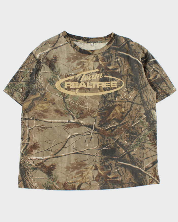 Vintage Y2K 00s Team Realtree Camo Crewneck T-Shirt - XL