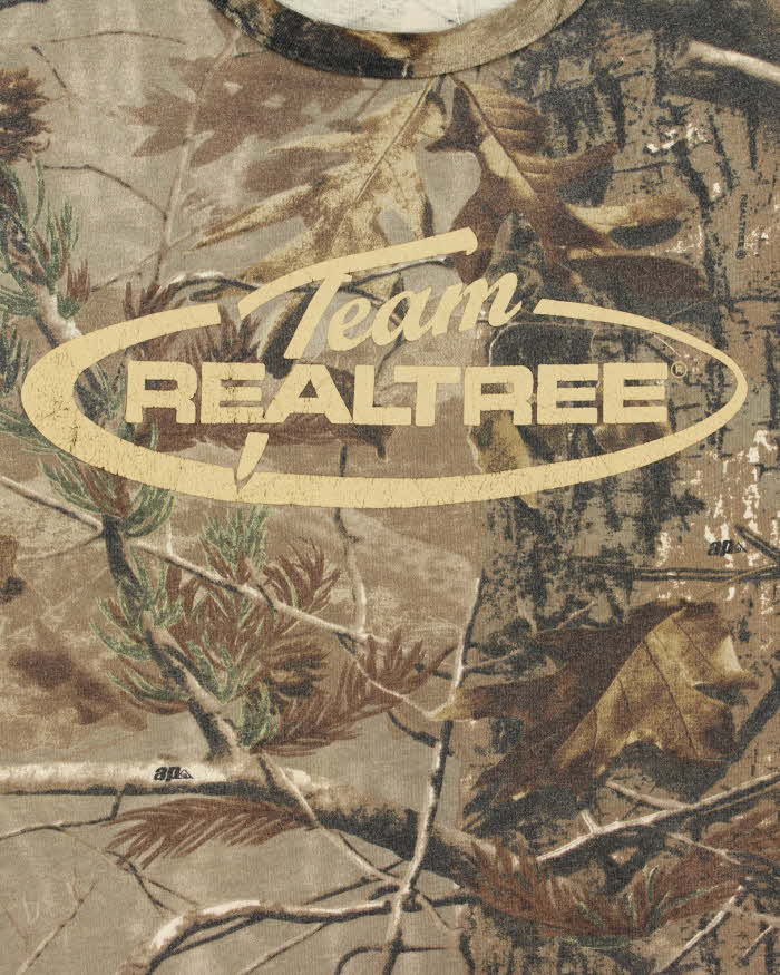 Vintage Y2K 00s Team Realtree Camo Crewneck T-Shirt - XL
