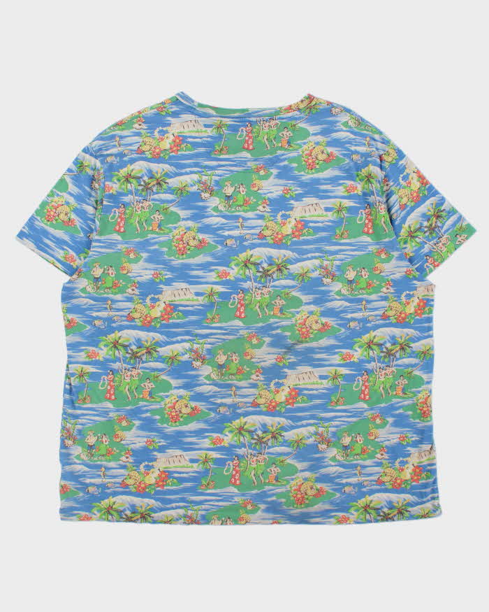 Vintage Polo Ralph Lauren Hawaiian Classic Fit Crewneck Pocket T-Shirt - XL