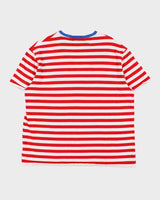 Vintage Polo Ralph Lauren Striped Classic Fit Crewneck Pocket T-Shirt - L