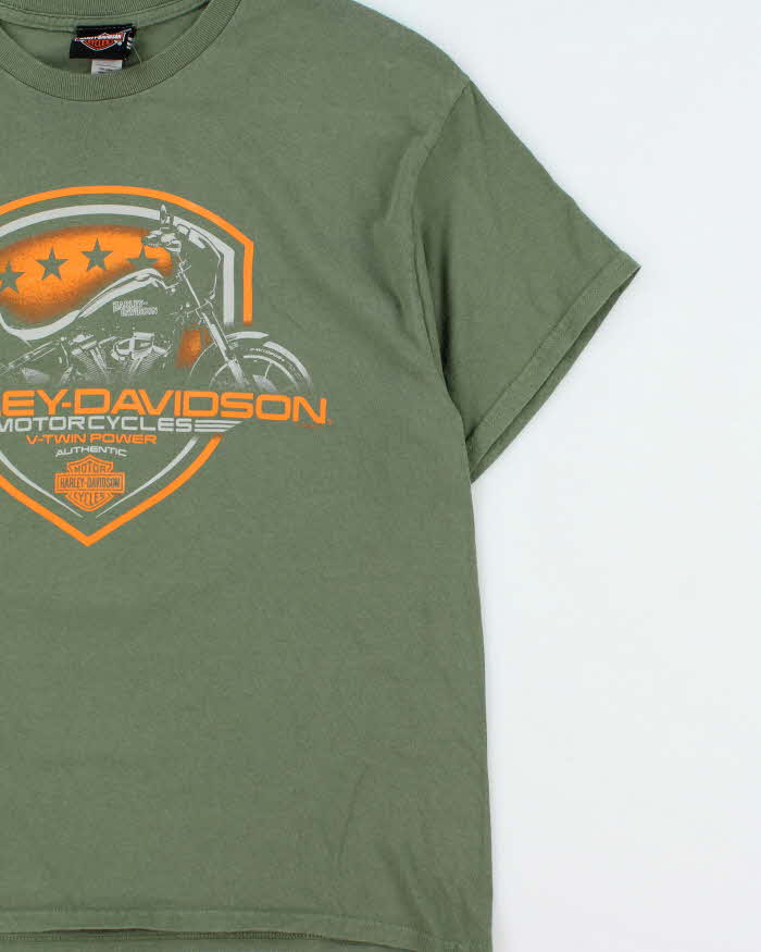 Vintage Harley Davidson Privateers Khaki Crewneck T-Shirt - L