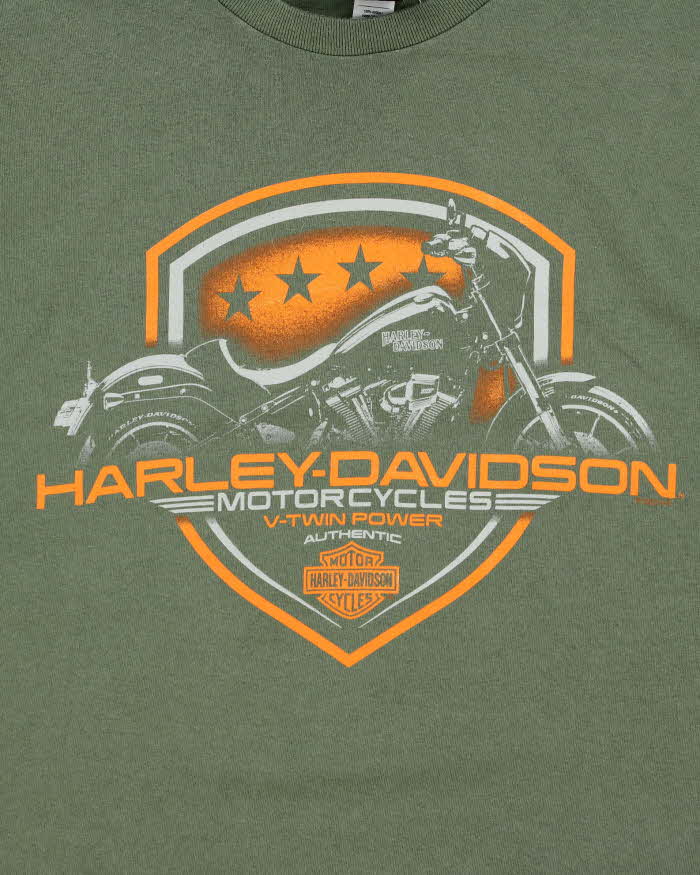 Vintage Harley Davidson Privateers Khaki Crewneck T-Shirt - L