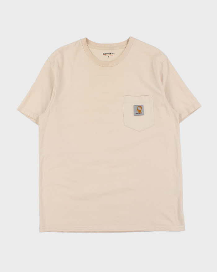 Vintage Carhartt WIP x Brain Dead Anti Viral Crewneck Pocket T-Shirt - L